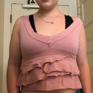 fun pink tank top